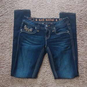 Rock Revival Women's Dark Blue Skinny Jeans